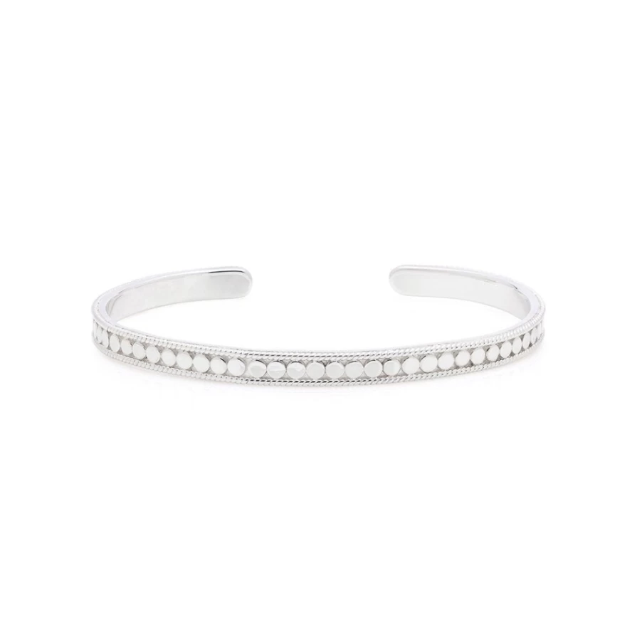 Anna Beck Women's Classic Silver Stacking Cuff Bracelet