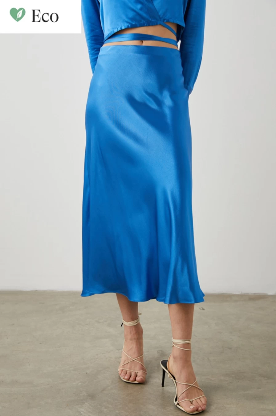 Rails Women's Anya Skirt in Cobalt Blue | Mid-Length Flowy Skirt