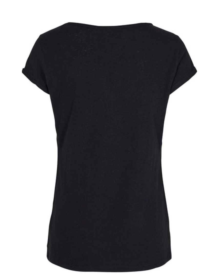 Mos Mosh Women's Mmtroy Short Sleeve Tee in Black