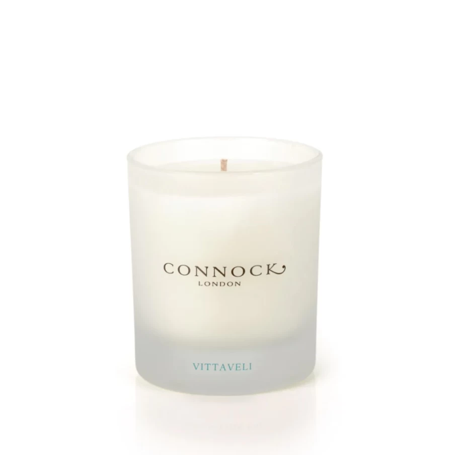 Connock London Vittaveli Scented Candle for Women - Luxury Aromatherapy Home Fragrance