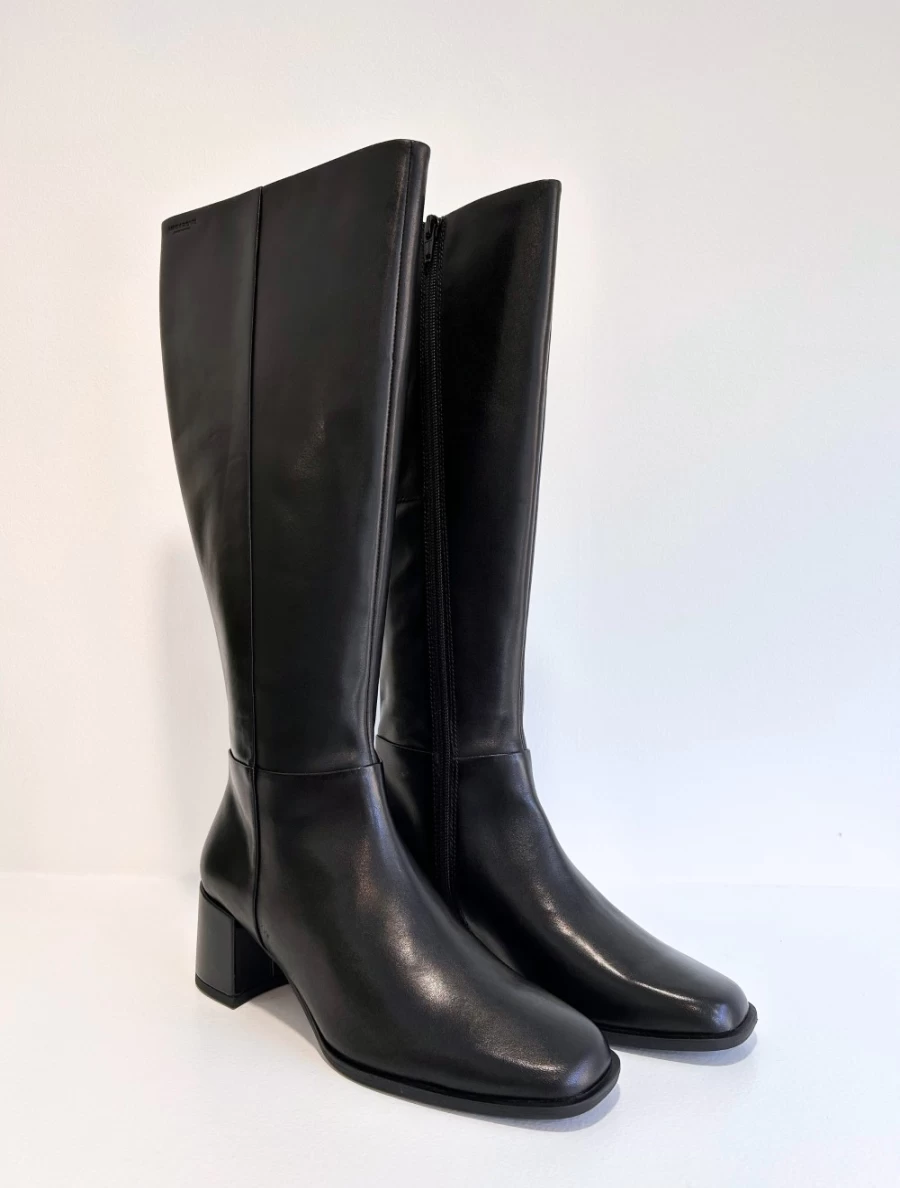 Vagabond Women's Stina Tall Boots in Black - Knee-High Leather Boots for Women