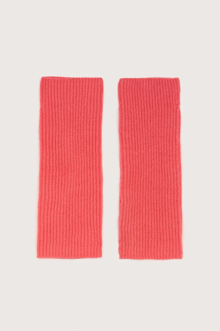 Sass & Edge Women's Glenlivet Cashmere Wrist Warmers in Coral