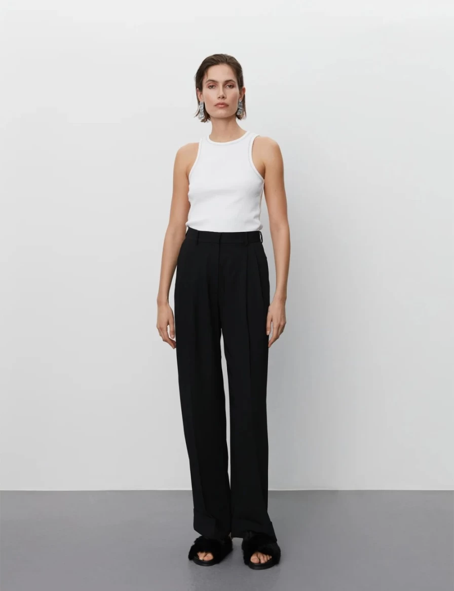 Day Birger et Mikkelsen Women's Classic Gabardine Trousers in Black