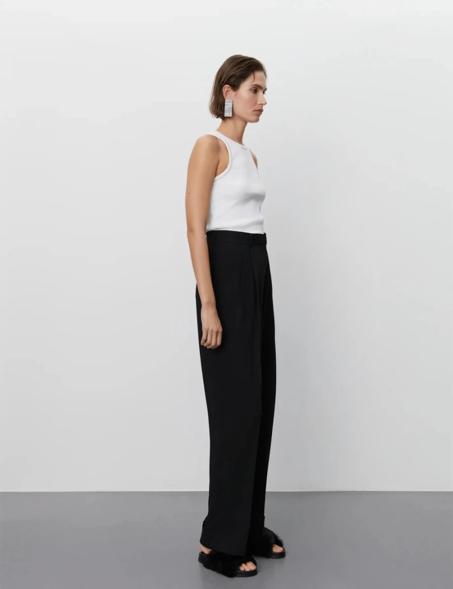 Day Birger et Mikkelsen Women's Classic Gabardine Trousers in Black