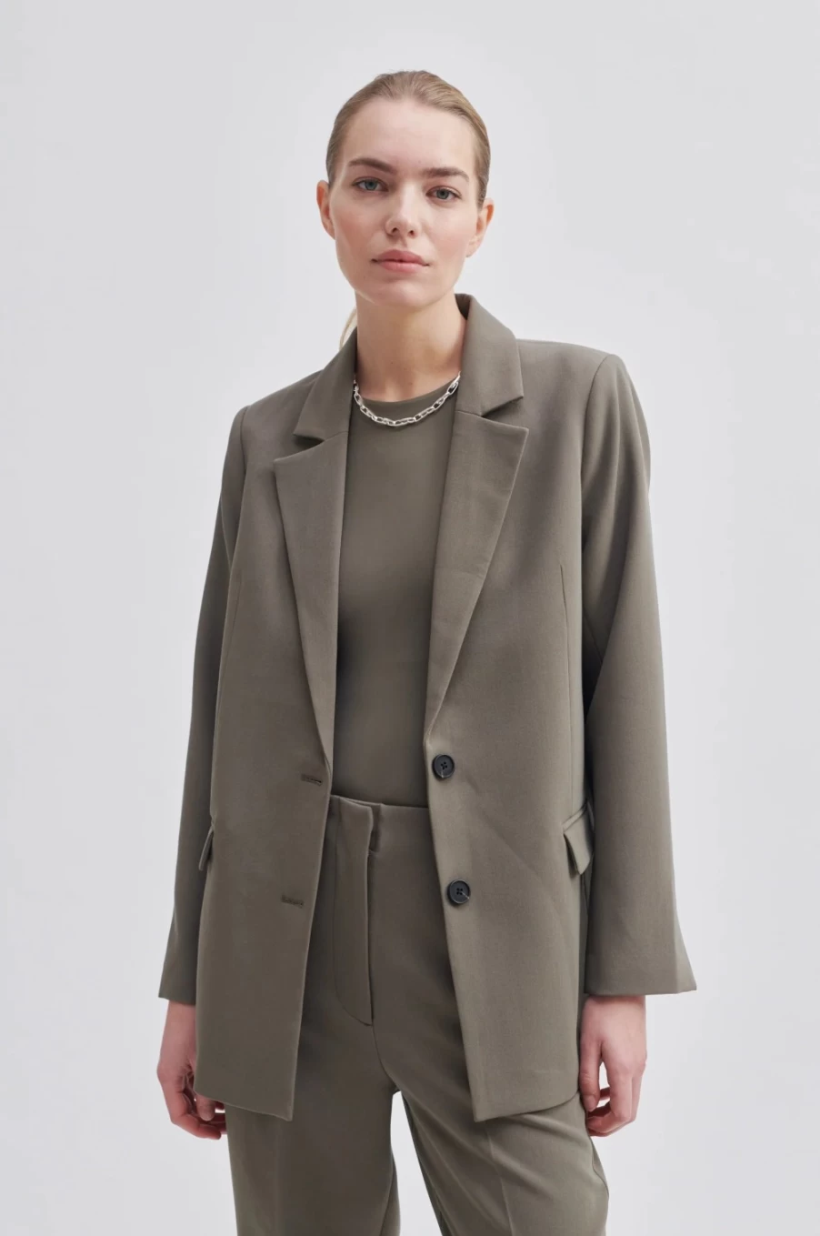 Second Female Women's Evie Classic Blazer with Bungee Cord Detailing
