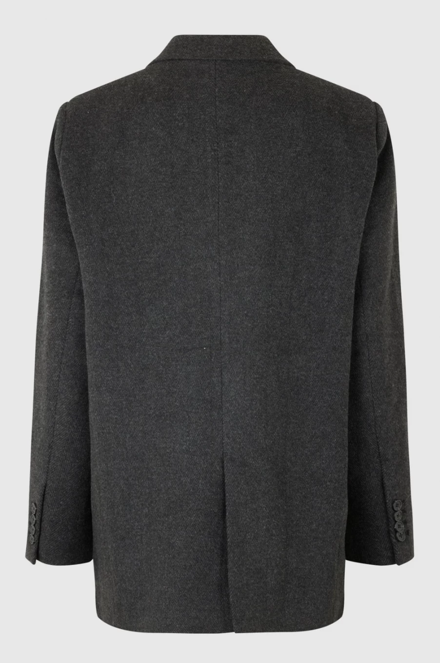 Second Female Women's Jaime Blazer in Dark Grey Melan - Stylish Tailored Jacket for Women