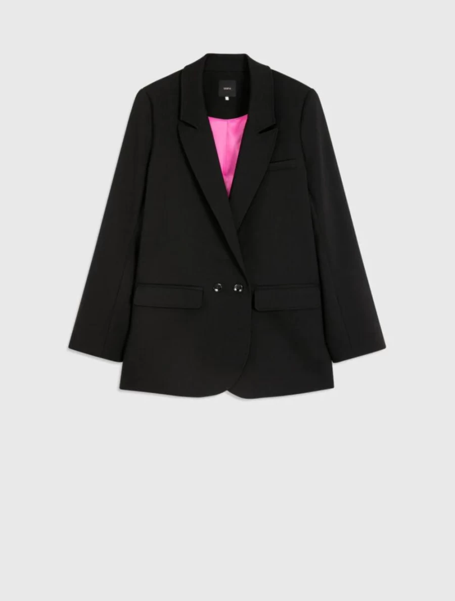 Idano Women's Karine Black Jacket - Stylish Outerwear for Women