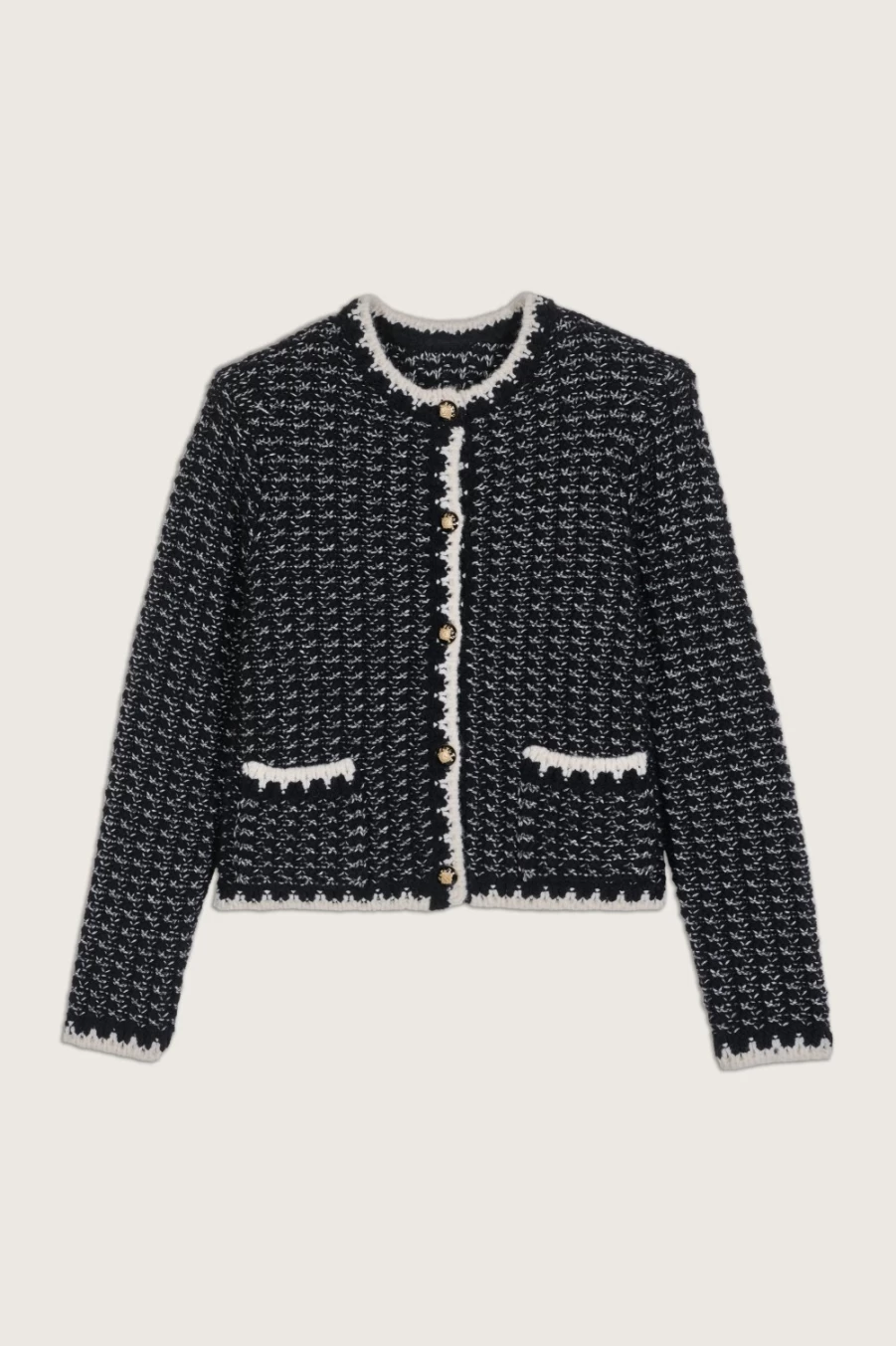 ba&sh Women's Bill Long-Sleeved Knit Cardigan Sweater
