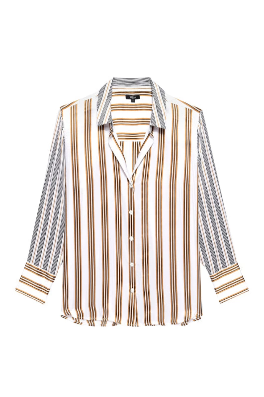 Rails Women's Dorian Shirt in Bronze Mix Stripe - Stylish Striped Top