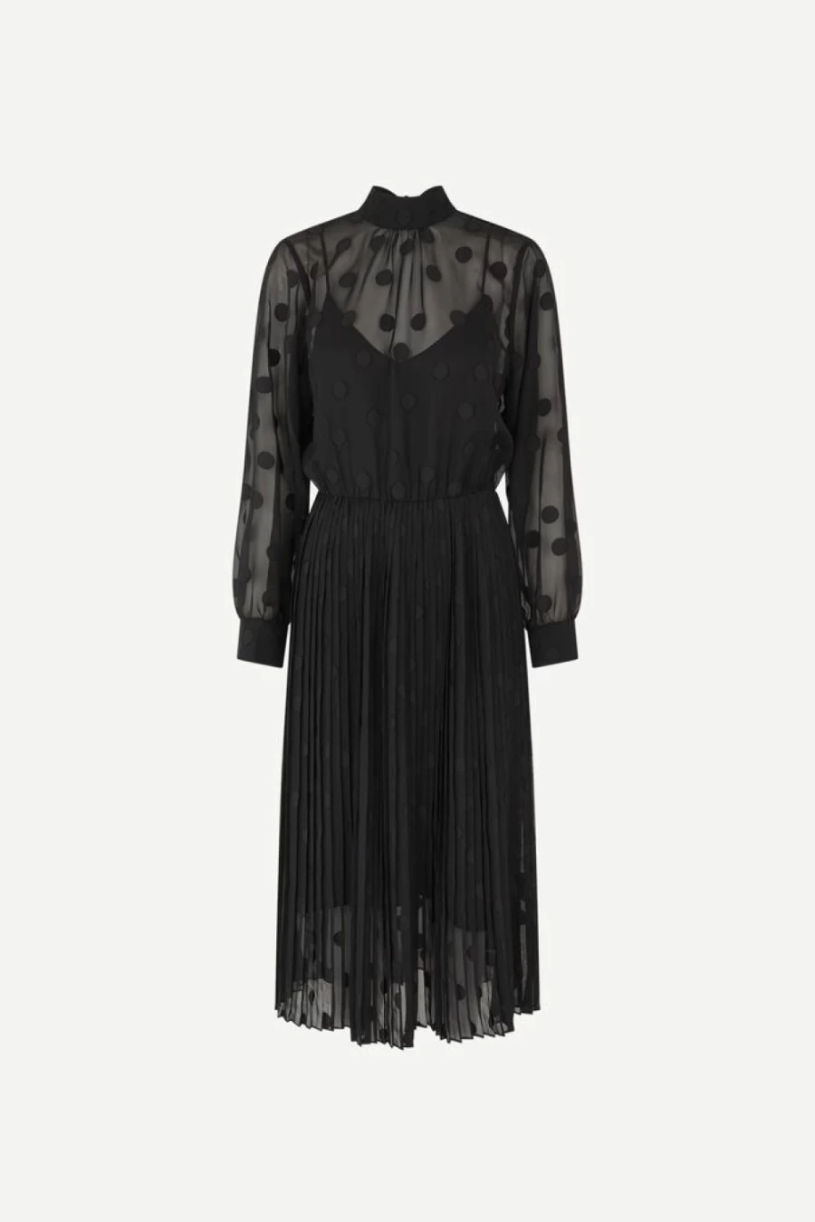 Samsoe Samsoe Women's Black Valentine Dress - Elegant Evening Gown for Romantic Occasions