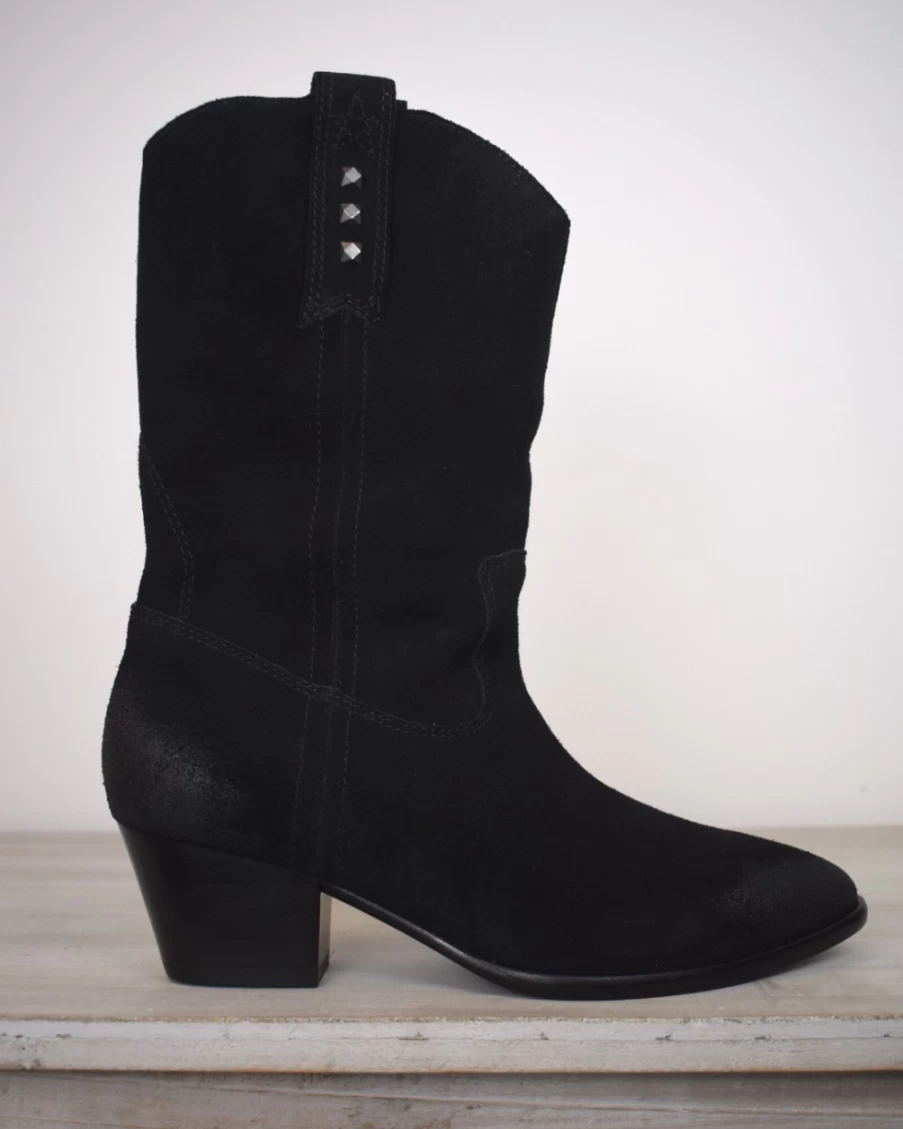 ASH Women's Hooper Boot Soft Black - Stylish & Comfortable Ankle Boots
