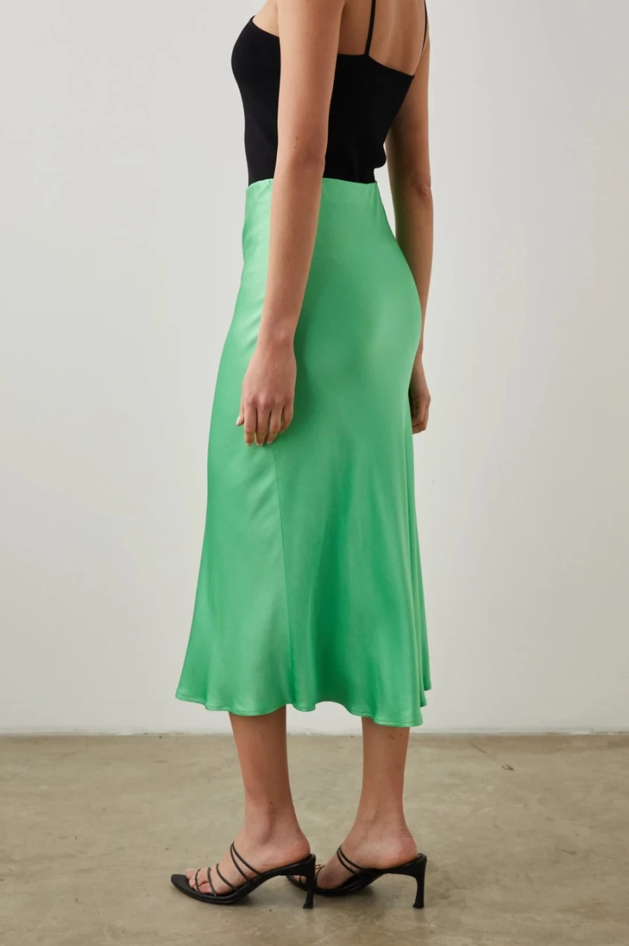 Rails Women's Anya Skirt - Vibrant Green Mid-Length Flowy Skirt