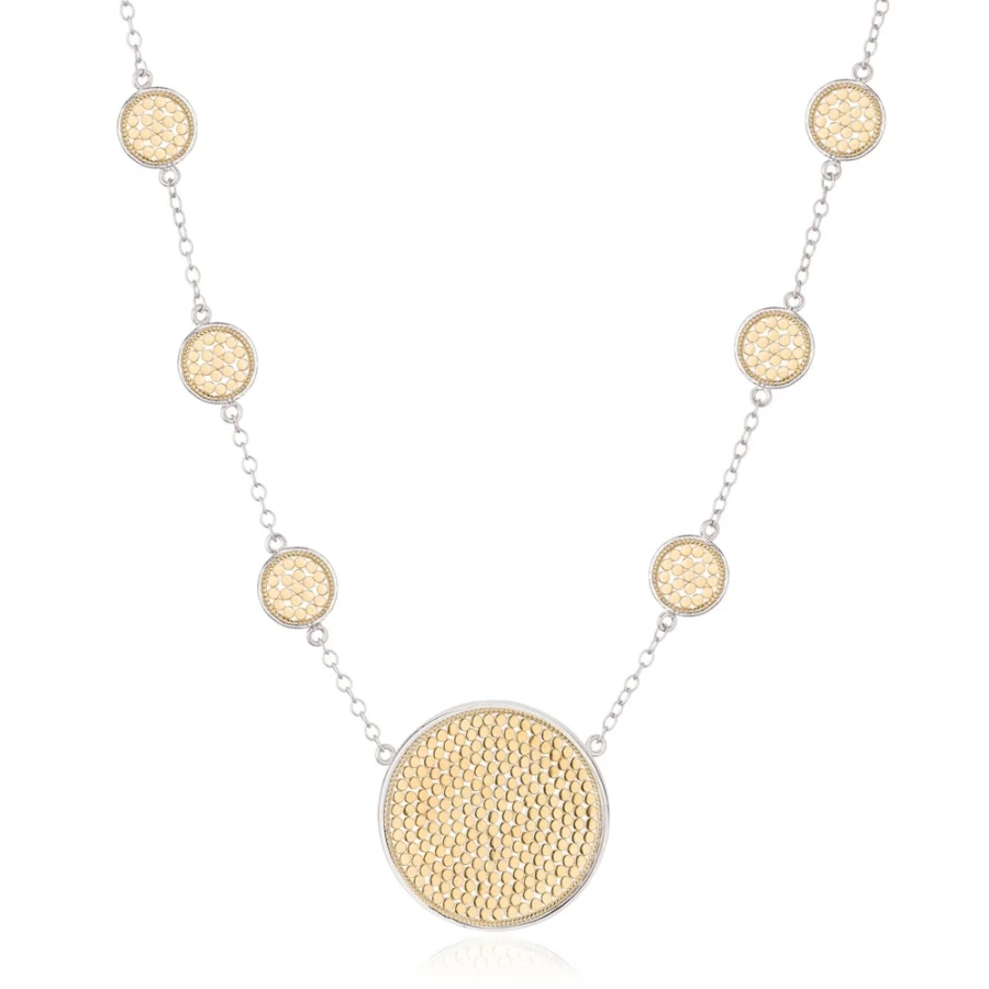 Anna Beck Women's Classic Large Station Collar Necklace - Elegant Fashion Jewelry