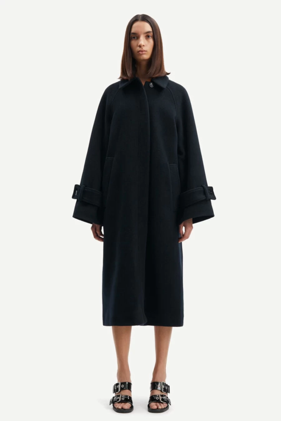Samsoe Samsoe Women's Alma Coat Salute - Elegant Trench Coat for Women
