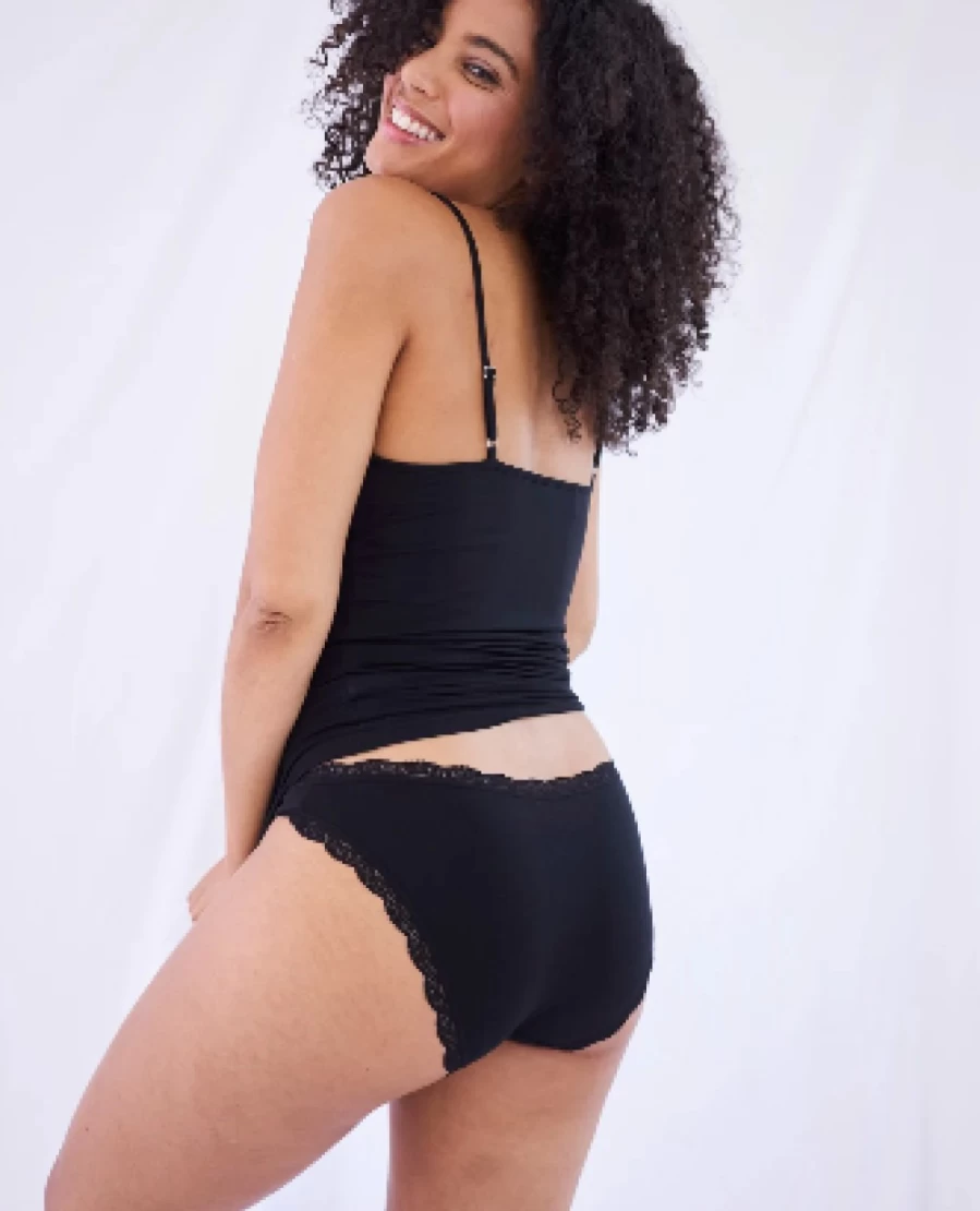 Stripe & Stare Women's Black Knicker - Single Box