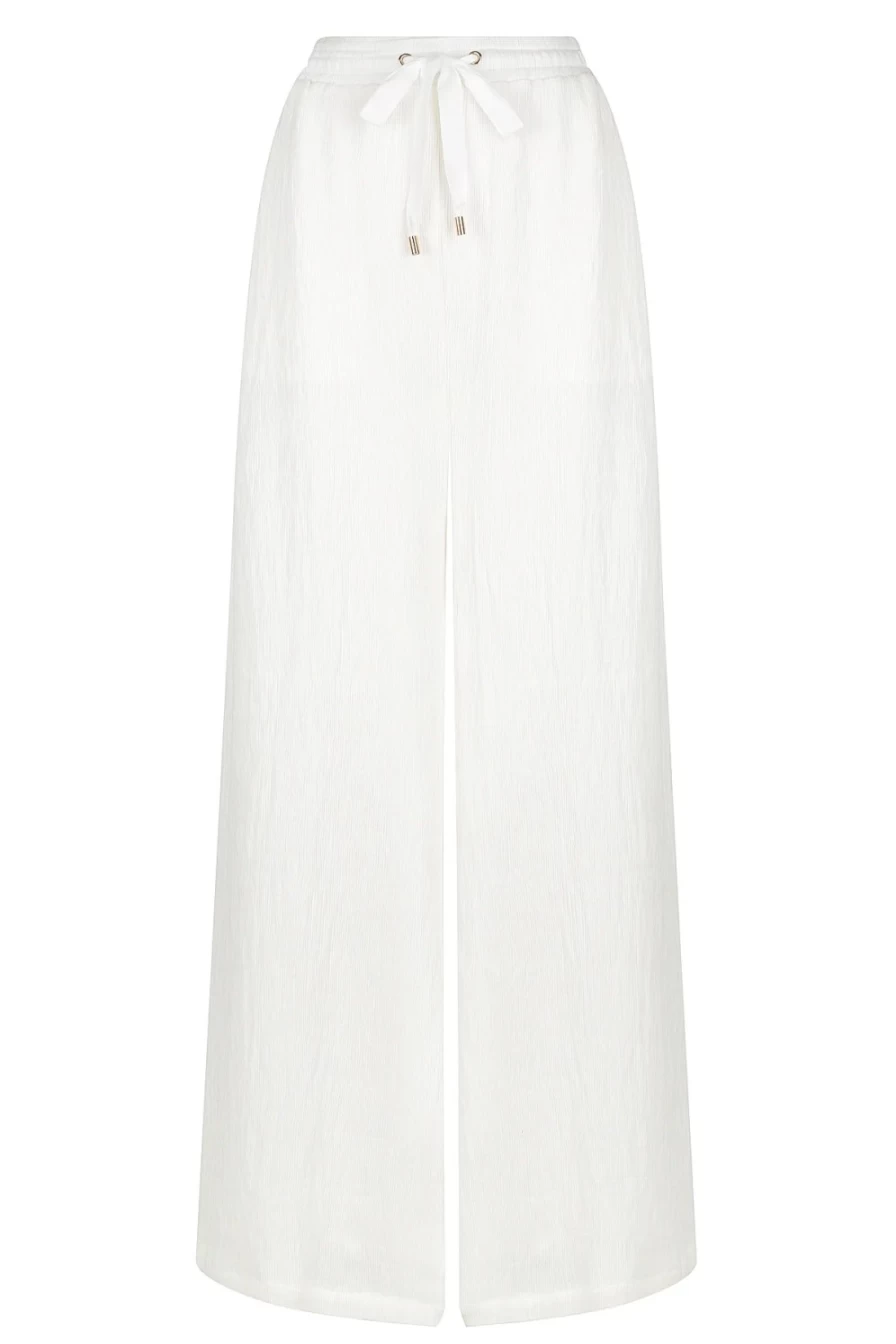 Sancia Women's Viola Trousers with Pearl Embellishment - Elegant Casual Pants