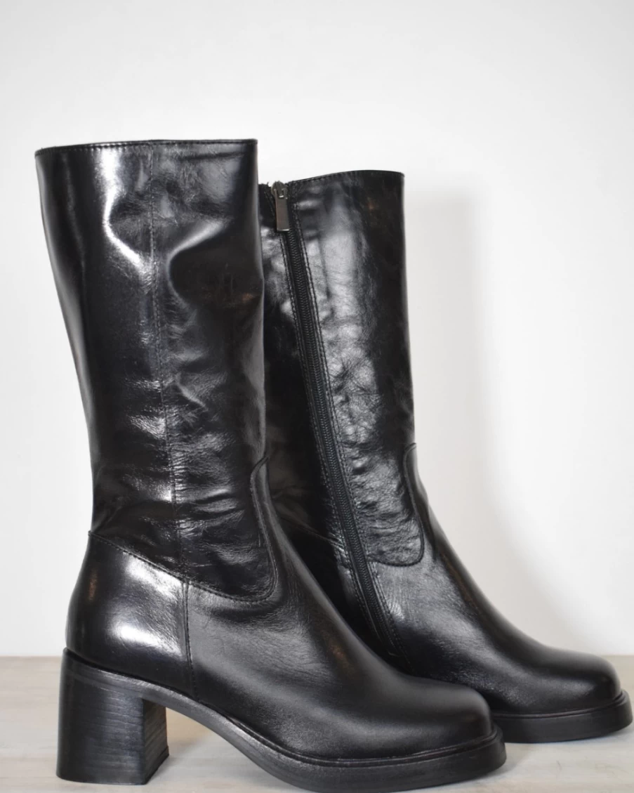 Donna Lei Women's Mino Black Boots - Stylish & Comfortable Footwear